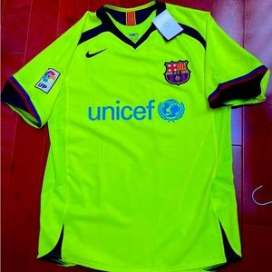 Barcelona away soccer jersey